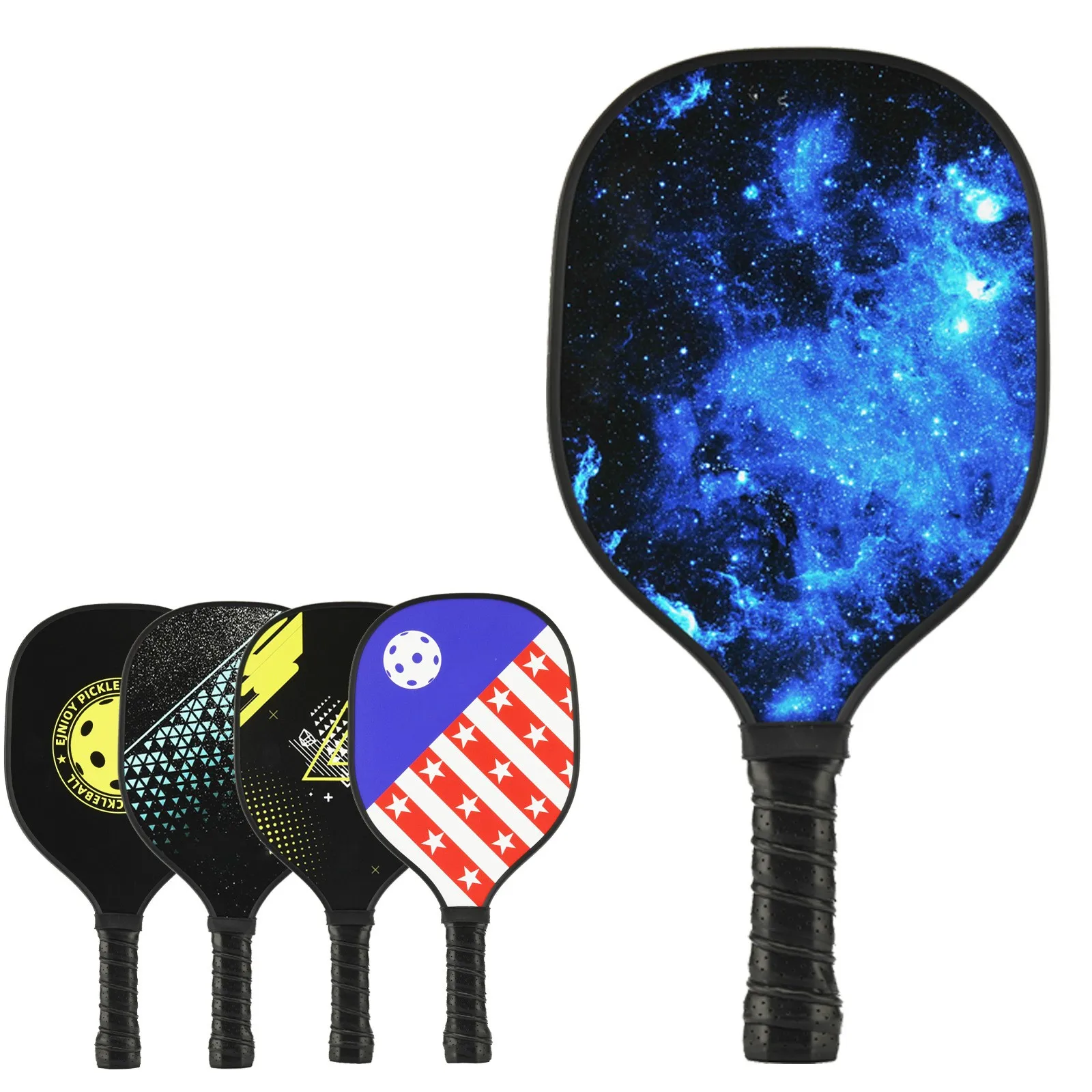 wholesale carbon fiber  pickleball paddle set custom logo pickleball paddle with PP Honeycomb Inner