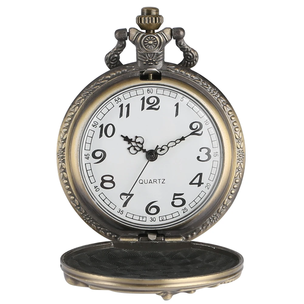 Vintage Necklace 3D Motorbike Quartz Pocket Watch Bronze Skull Silver Vintage Necklace Chain Pendant Motorcycle pocket watches