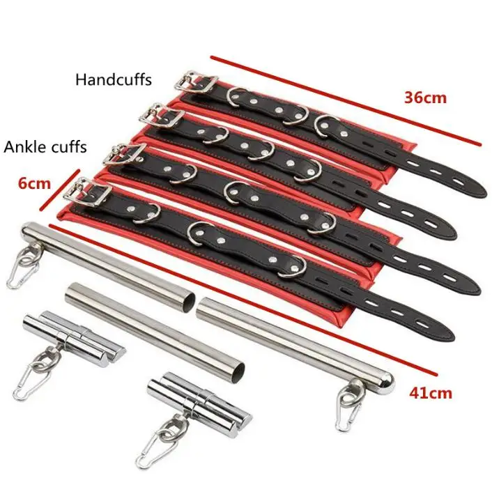 Hot Restraint Bondage Fetish Slave Handcuffs Ankle Cuffs Adult Erotic Sex Toys Bdsm Bondage For Woman Couples Games Sex Products