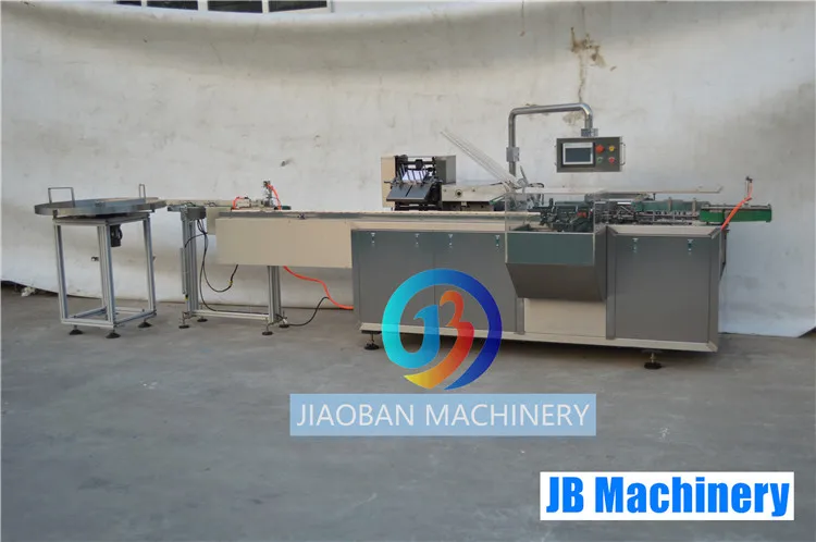 JB-120WZ полностью автоматическая машина для картонизации стеклянных бутылок с листами