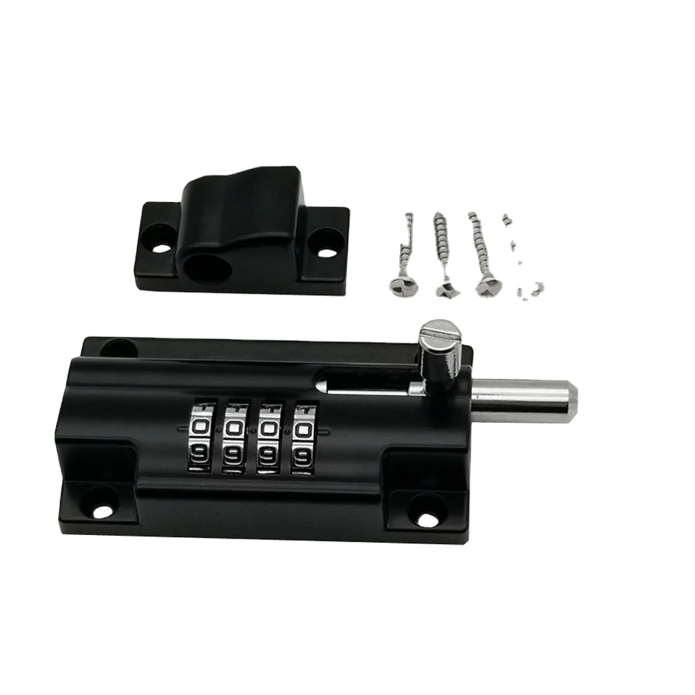 Zinc Alloy Security Door Combination Slide Lock Bolt oem odm custom sliding gate bolt combination gate lock