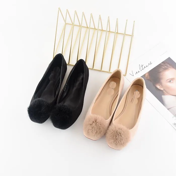 Wholesale cute nude foldable ballet woman flats shoes