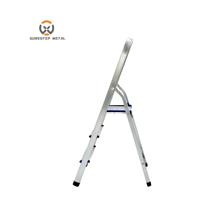 2 Steps Foldable Step Stepladder Anti-slipLadder with handrails ladder with pedals