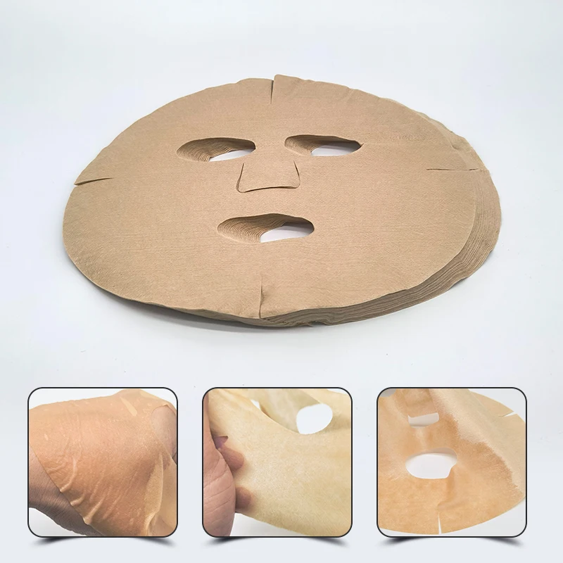 50gsm Spunlace Non-woven Fabric Aloe Vera Fiber Facial Sheet Mask Manufacturer  plain weave Processing customized