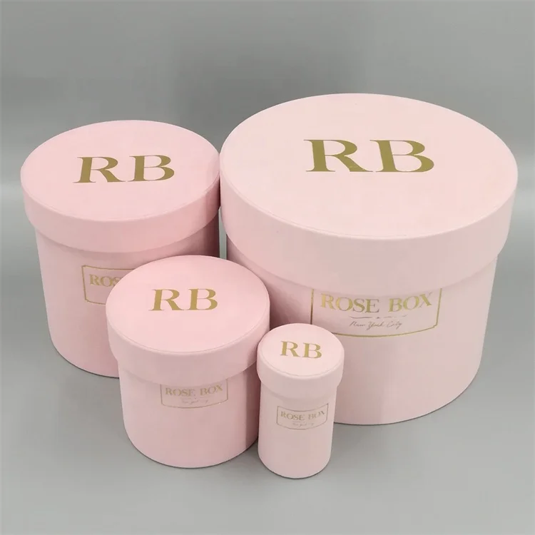 Factory Price Velvet Corrugated Paperboard Packaging Boxes Disposable Flower Graduation Hat Boxes Designed Perfume Gift 100pcs