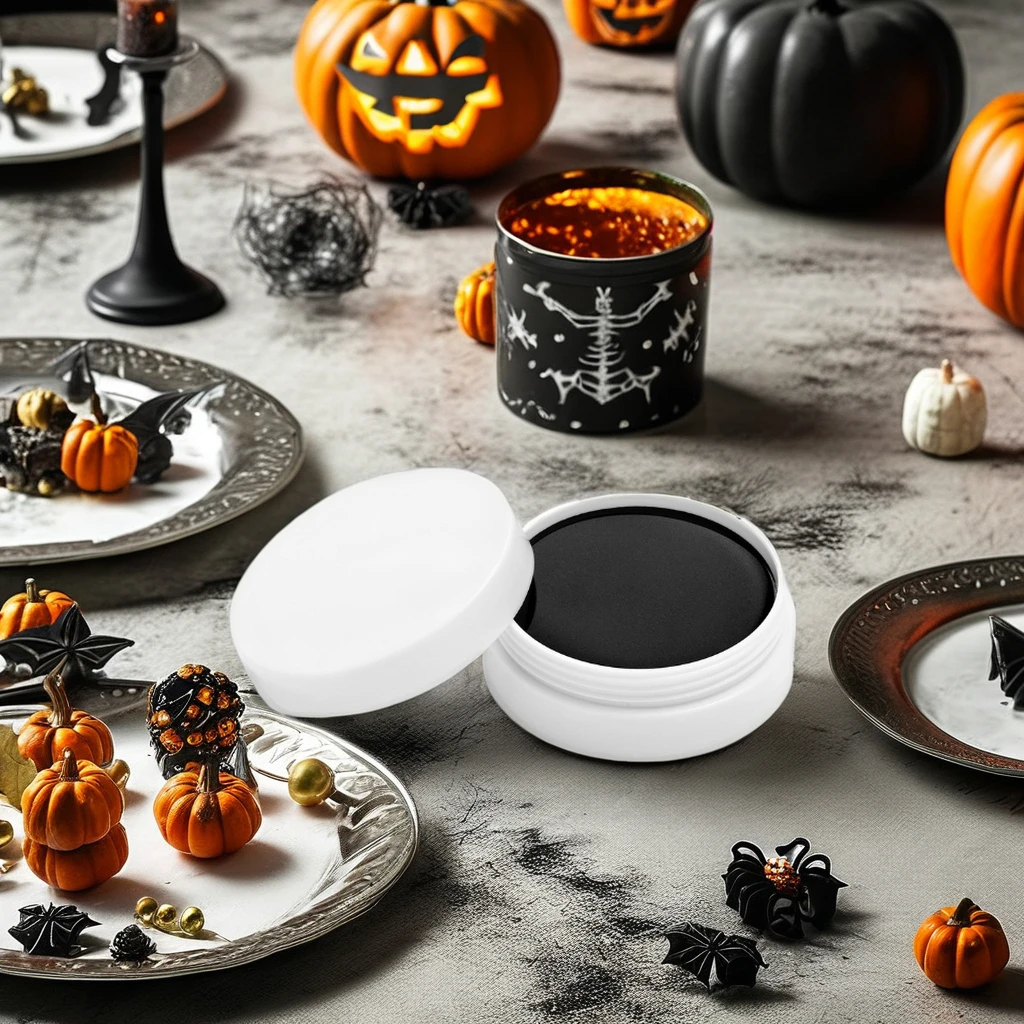 30G White Round Professional Vegan And Cruelty Free Oil BasedBody Art Face Paints Kids For Kids Professional Face Paint