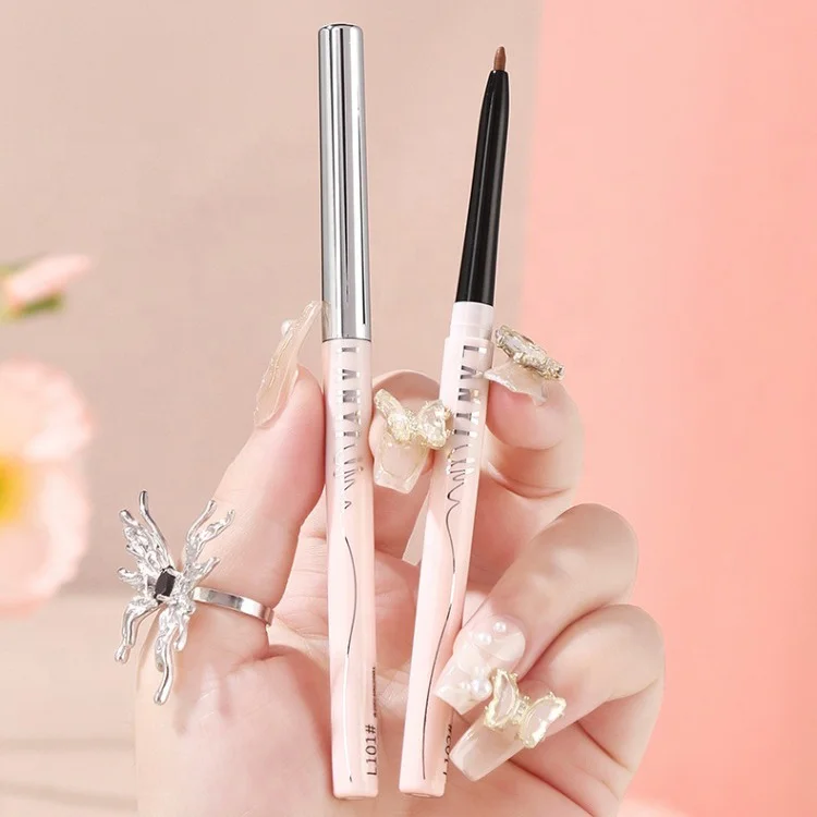New Fashion Luxury Smooth Makeup Eyeliner Gel Pen Waterproof Oil Proof Natural Black Eyeliner Pencil Wholesale
