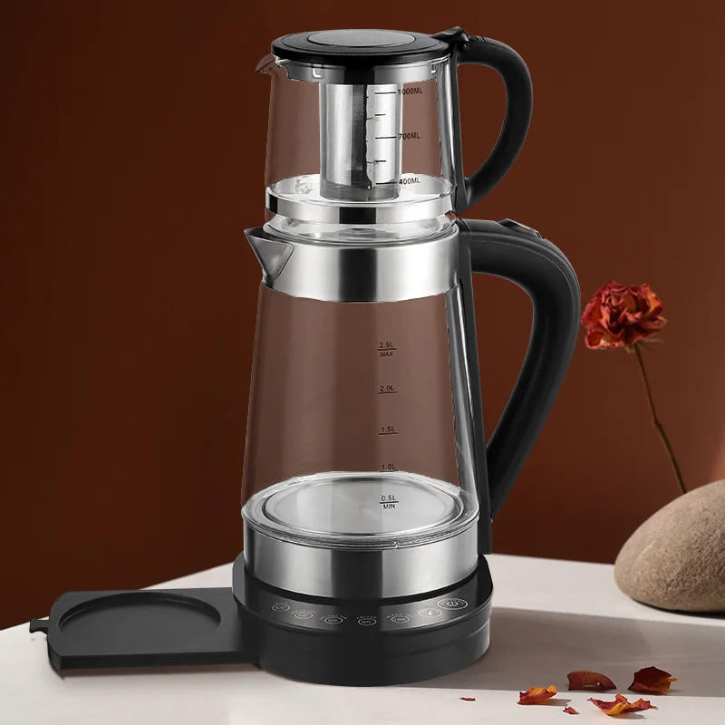 2.5L tea maker +1.0L tea pot turkish samovar tea maker machine