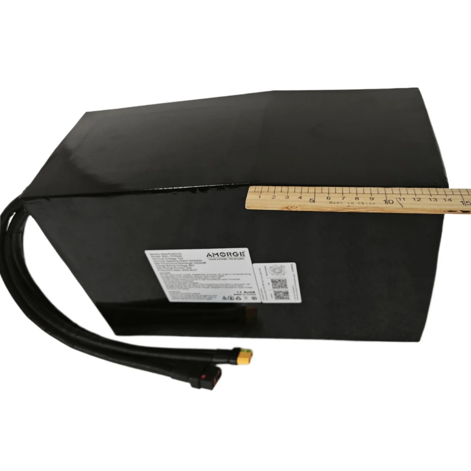 Amorge Customized irregular shape batteries 72v 60AH/63AH/75AH 240A  battery pack  Lishen/ Molicel P42A/ Samsung50S