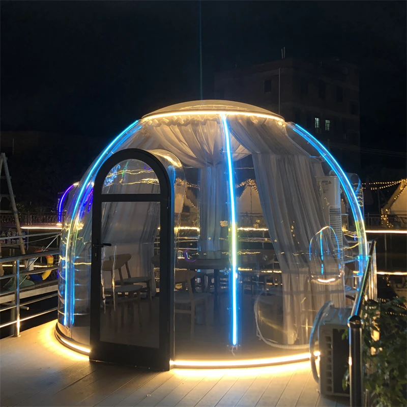 Full House Luxury Camping Tent Brand Accessories Camping Canopy Shelter Aluminium Exhibition Tents Star Glamping Dome House