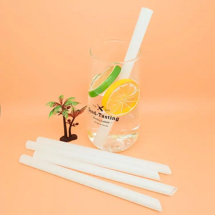 VIRTUES Customized Milkshake Coffee Cold Drink 100% Biodegradable Disposable PLA Eco Friendly Compostable Drinking Straws