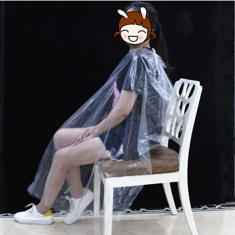 Индивидуальная упаковка, складывающаяся одноразовая шаль для шеи, салон, парикмахерские, плащ-накидка, обрезка, окрашивание, шампунь