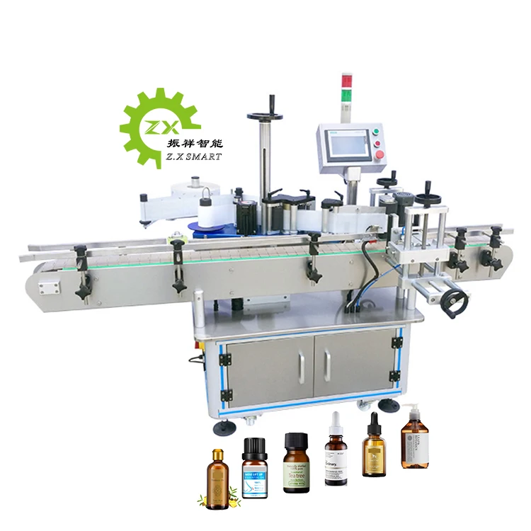 Automatic Aerosol Bottle Cosmetic PVC Bottle Positioning Adhesive Stick Labeling Machine