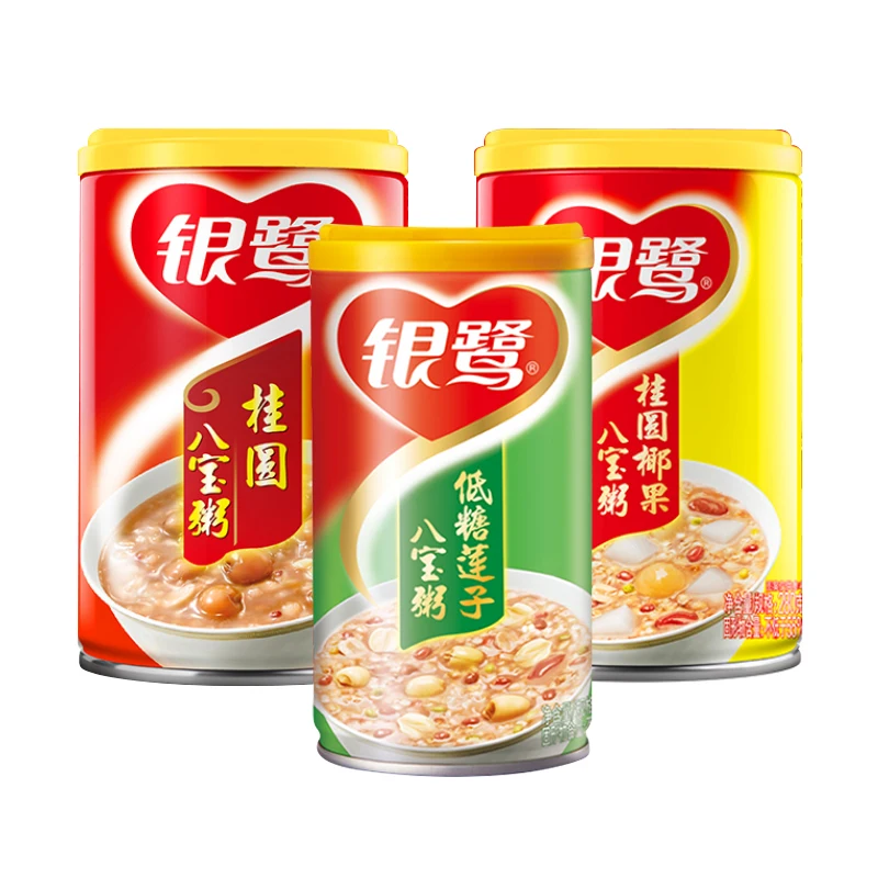 Yinlu mixed cereals congee instant porridge 12 cans of instant food