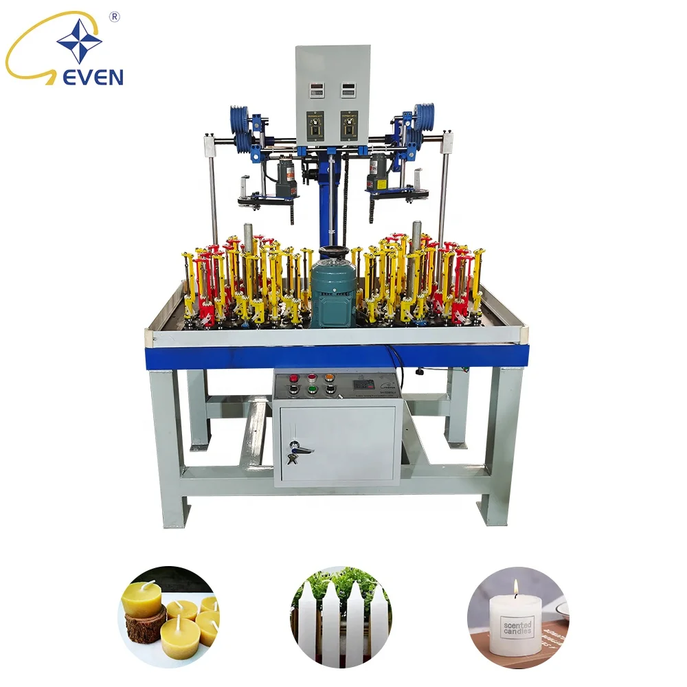 CE Wholesale Factory 24 Spindle elastic band making machine, High Speed Braiding Machine For jacquard harness cord