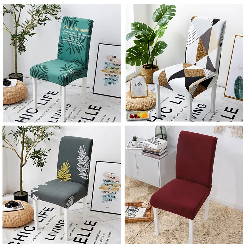 Factory wholesale living room home spandex elastic fabric anti-skid chair cover