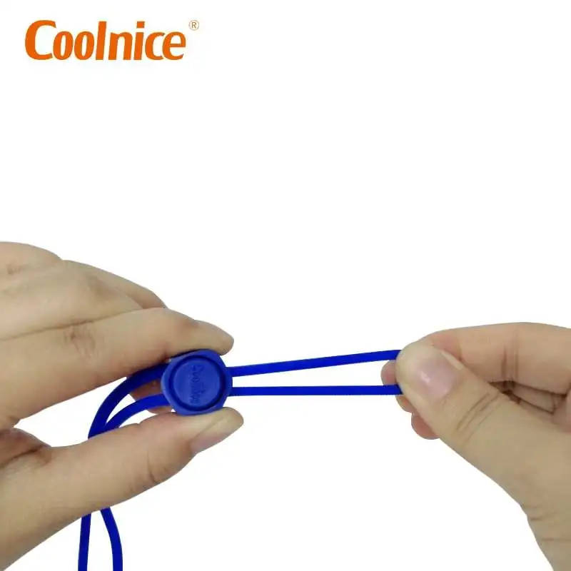 Hot sale No tie shoelace lock round China factory Newest Fashion silicone lock Shoe laces