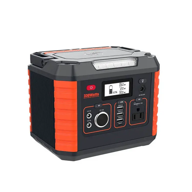 No gasoline No noise Campers RVs Tragbare Powerstation Outdoor LiFePO4 Battery Portable Power Station 1200W 220V Solar Generator