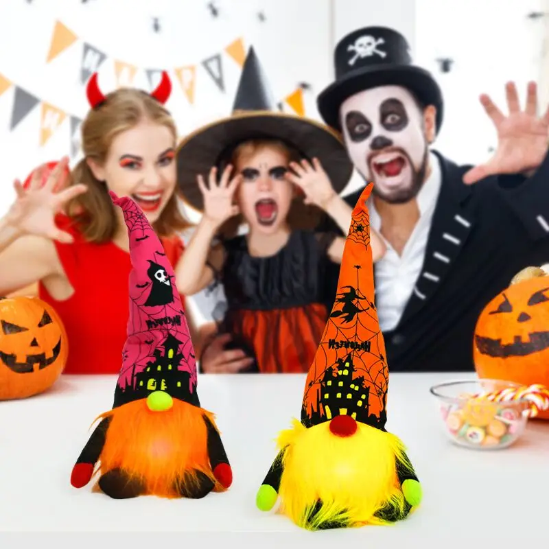 2021 Halloween Dwarf Faceless Doll Pendant Halloween Decorative Gift Sitting Rudolph Doll