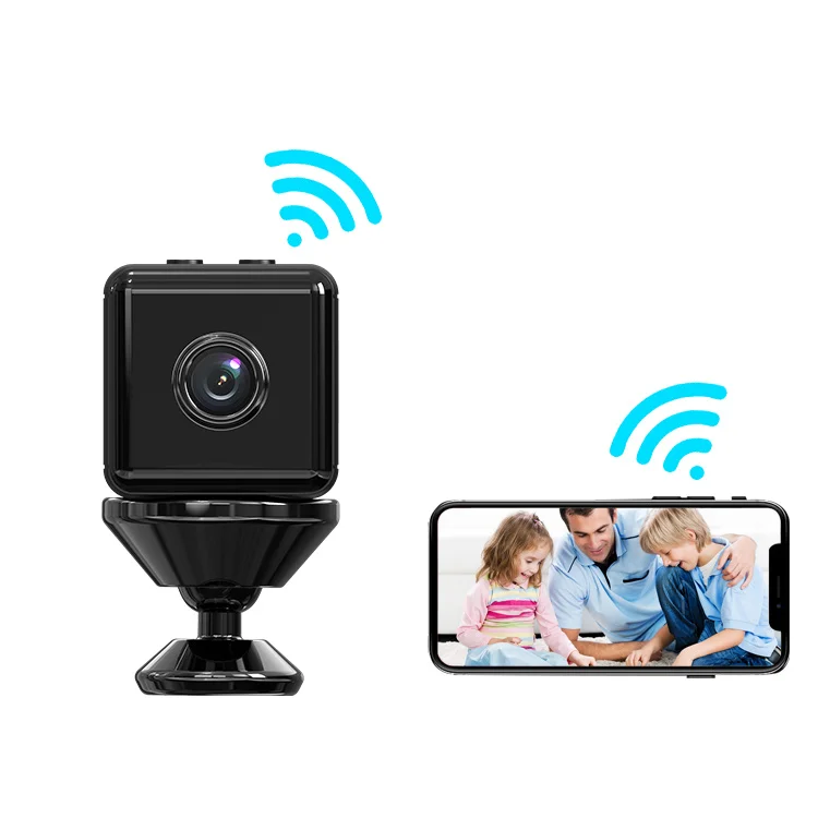 1000mAH Long Standby Cctv Security Wifi Mini Camera HD1080P X6 Mini Camera