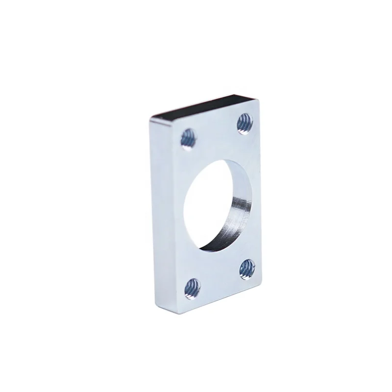 OEM Customized 304 316 stainless steel mount block for Hydraulic shock absorber CNC Manufacturing Square flange nut