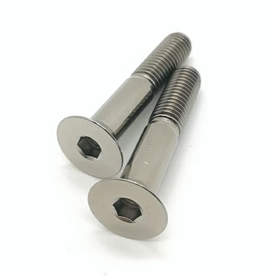 custom M6 Color Titanium Allen Torx Hex Screw Bolt M3 M5 M6 Flat Countersunk Motorcycle Titanium Screw bolts fasteners