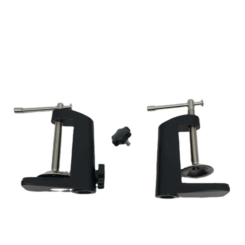 Adjustable Mount Stand Metal Swing Arm Clip Holder aluminum alloy table light clamp Fixed Clip