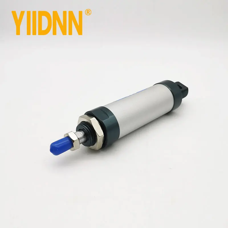 SDA Series Thin Pneumatic Cylinder16mm Bore Magnetic Ring Double Acting 5-50mm Stroke Compact Air Cylinder