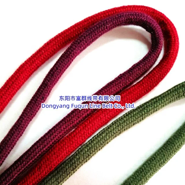 custom colored 5mm macrame cord  20mm white cotton rope twisted and braided