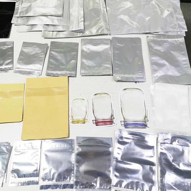 Фабричный цветочный пакет из мастики, съедобный лавсаровый пакет 500 мг, мешки из алюминиевой фольги, влагонепроницаемые мешки для конфет