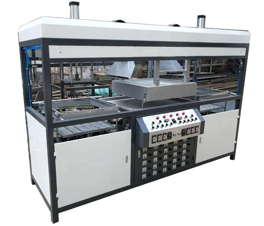 
Small semi-automatic new condition plastic vacuum making machine/egg tray forming machine/plastic tableware making machine 