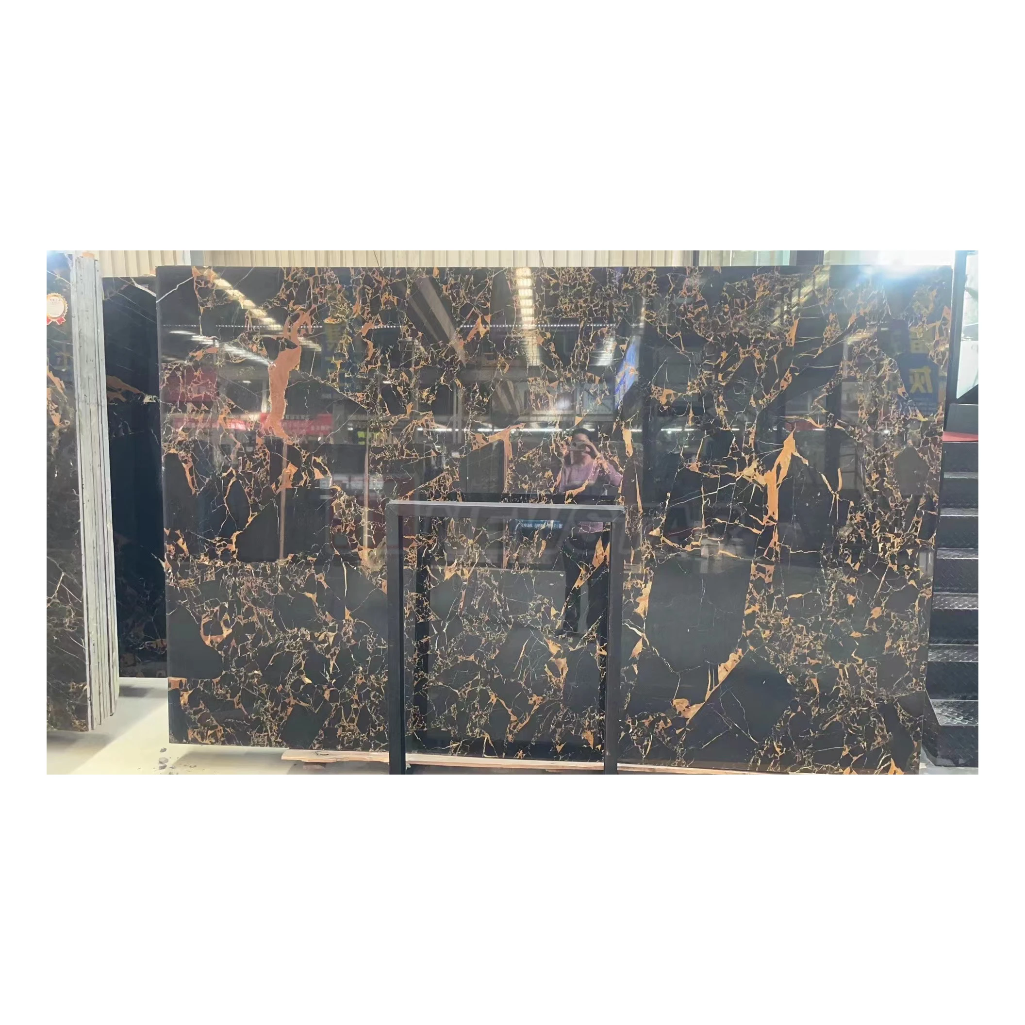 Newstar роскошные мраморные плиты из черного золота натуральный черный кварцитовые для декора пола и стен виллы