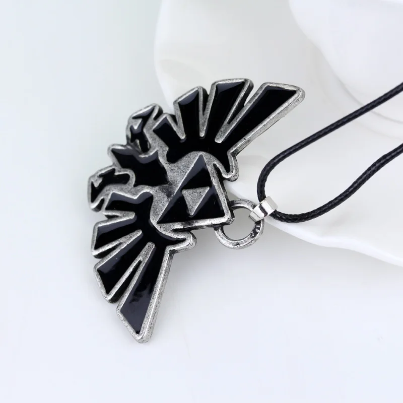 Retro Anime Game The Legend Of Zelda Exaggerated retro oil drop pendant neck chain and clavicle chain Pendant necklace