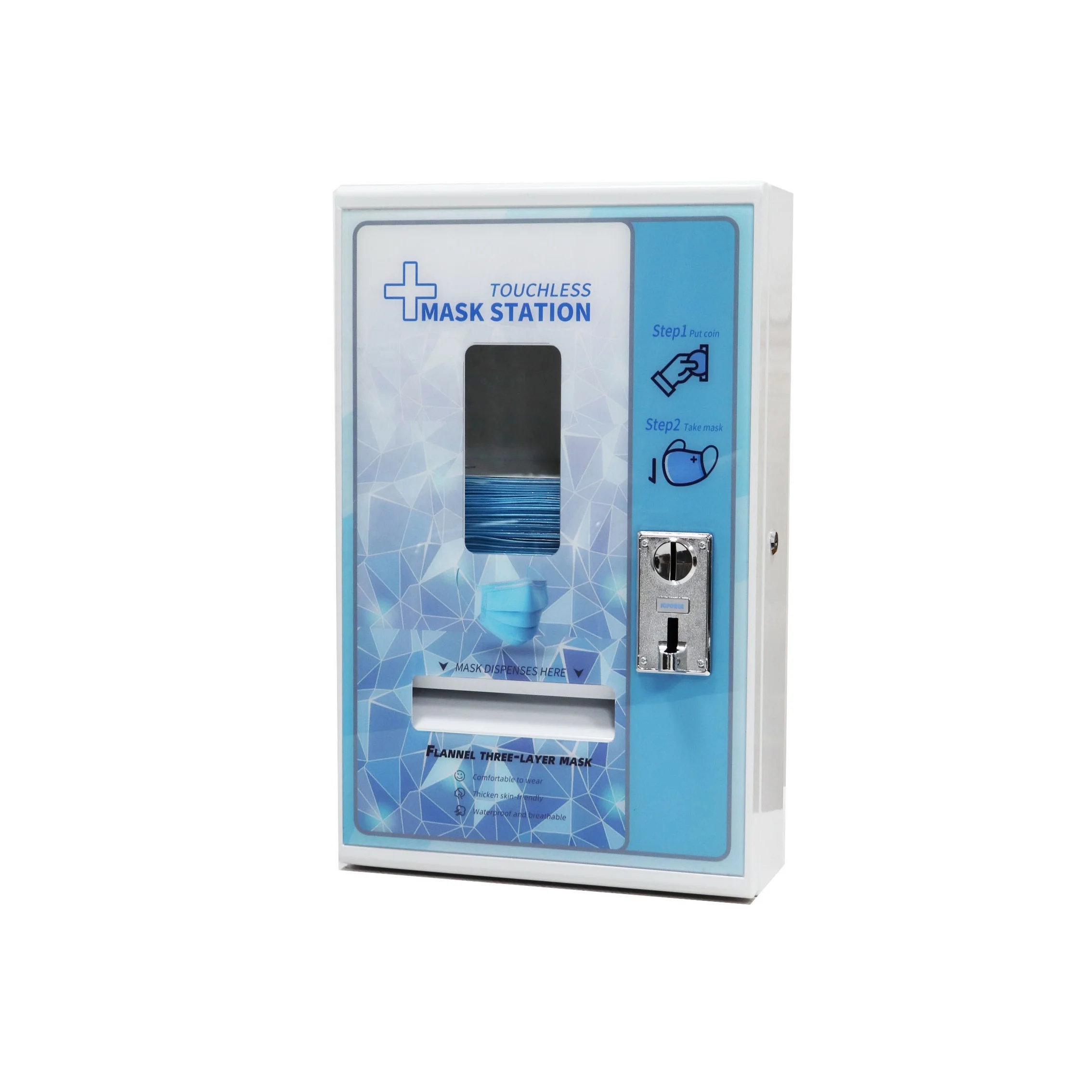 
wall mounted vending machine for pharmacy face masks 