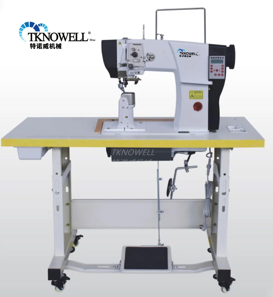 Швейная машина Tknowell для кожаной обуви, одноигольная швейная машина, промышленная швейная машина