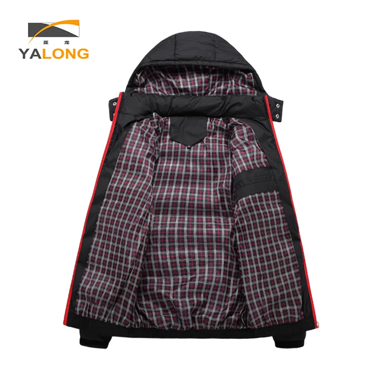 2020 Wholesale thick winter autumn sublimation casual men quilted coat blue bomber jacket