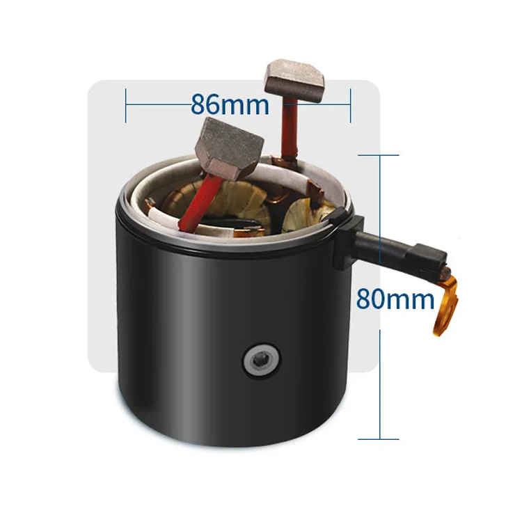 GM 86 Brushless Motor Bldc Copper Coil Stator 28mm And Rotor