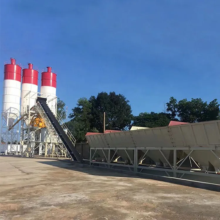 Hot Selling Concrete Mixing Station Cement Sand batching Central Mix 60m3 concrete batching plant with Bolted Cement Silo