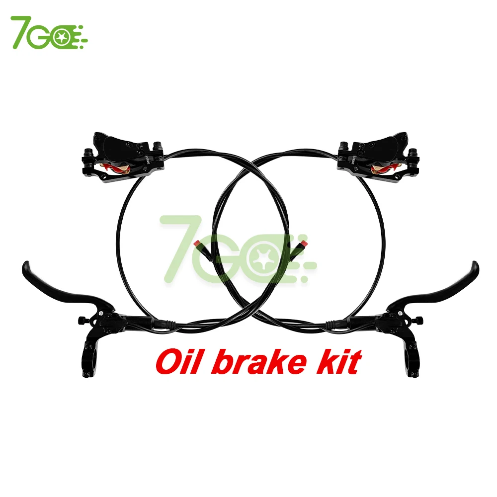 New Products Wholesale Bicycle Hydraulic Disc Brake Mountain Electric Bike Brake Set Hydraulic Disc Brake