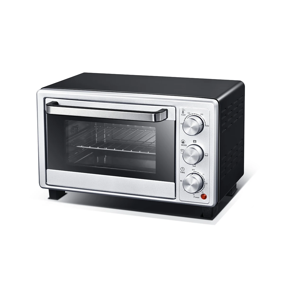 Hot Selling 16L Smart Pizza Oven for Home, Electric Portable Oven Kitchen Machine, Stainless Steel Countertop Toaster Oven.