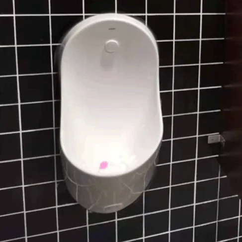 2023 AXENT Automatic Public WC Toilet  Wall Mounted Ceramic Automatic Wall Mounted Water-saving Ceramic Auto Sensor Urinal