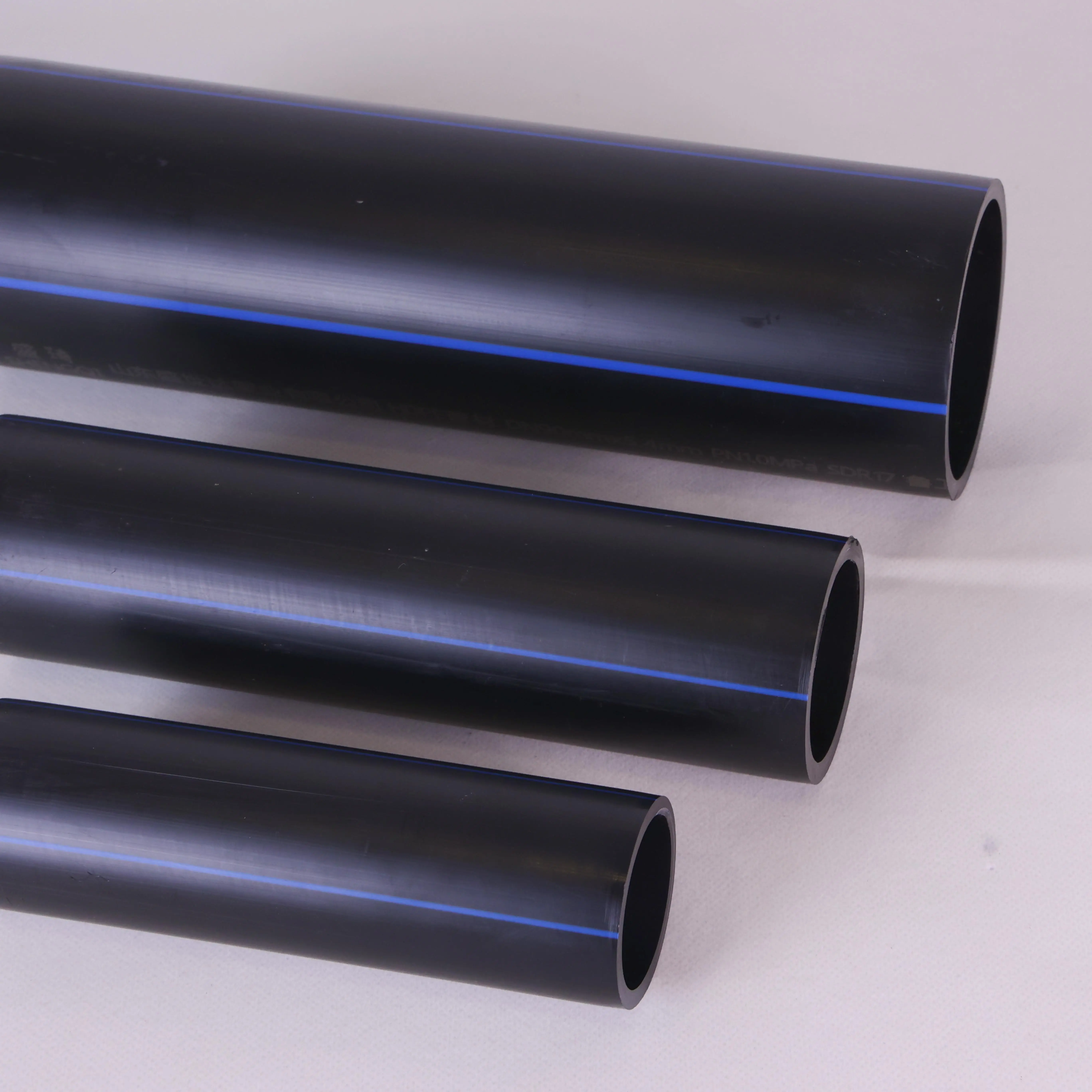 DN16mm-1800mm Polyethylene Pipe HDPE Plastic Pipe For Water Supply Agriculture Irrigation