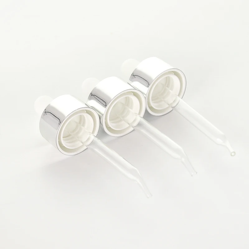 Hot Sale Ball Shape Silicone Bulb Pipette Dropper Cap Lid Aluminum-Plastic Glass with Screw Cap Premium Pipette for Lab Use