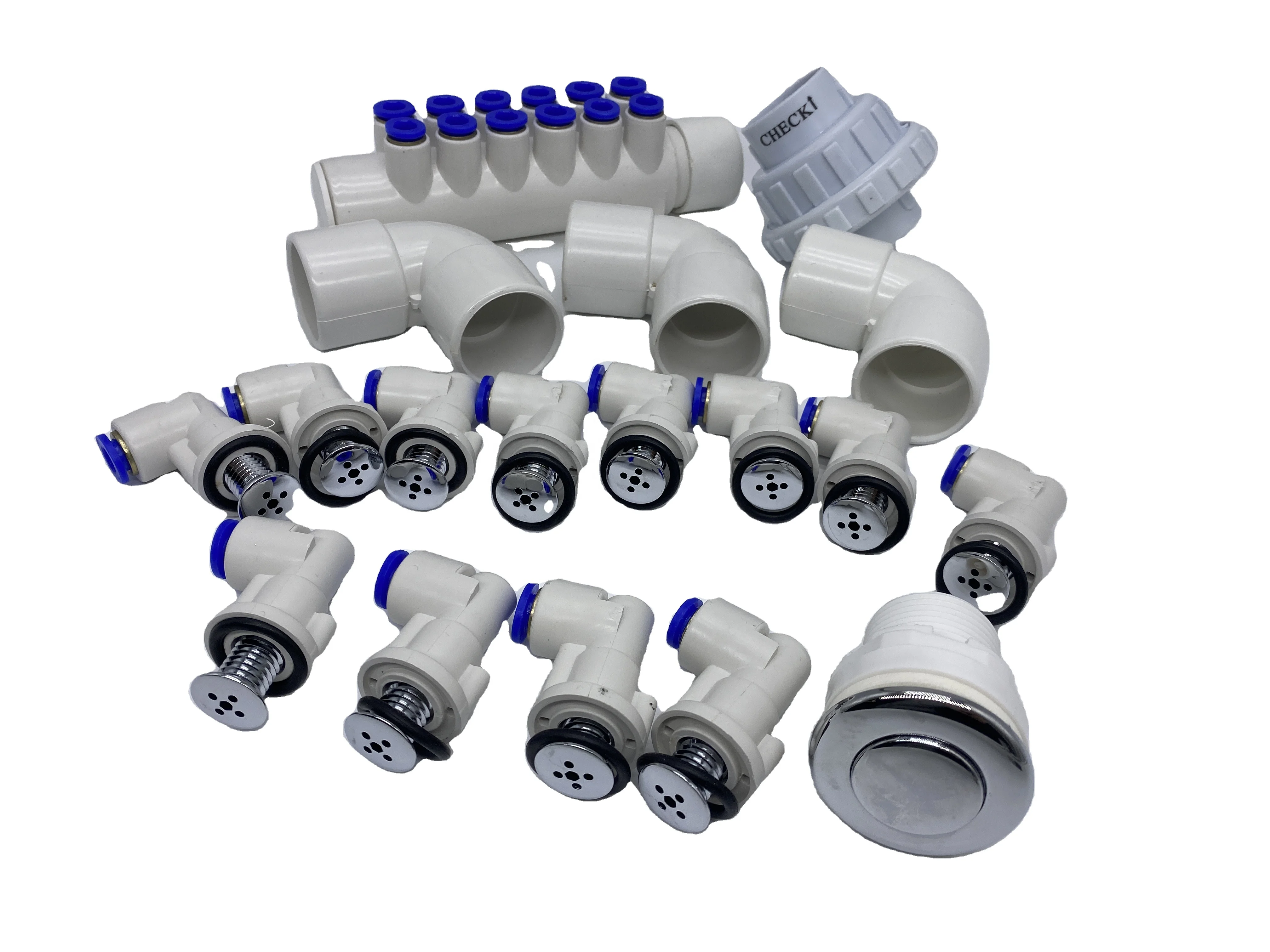 Spa Bubble Jet System Whirlpool Hot Tub Bathtub Air Bubble System Air Jet Kit