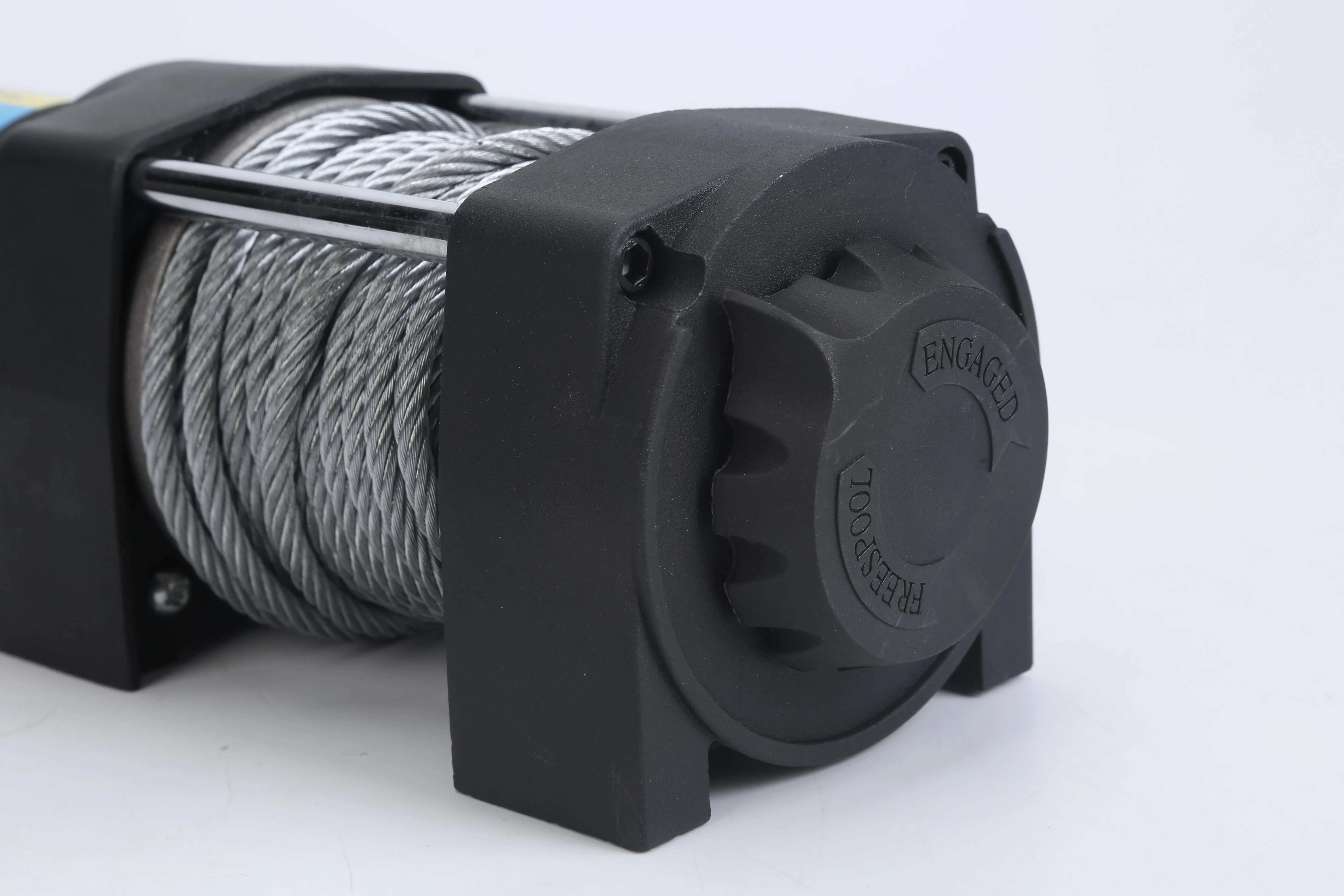 Portable electric steel cable tow trailer ATV winch with wireless remote control mounting bracket for sale wholesale