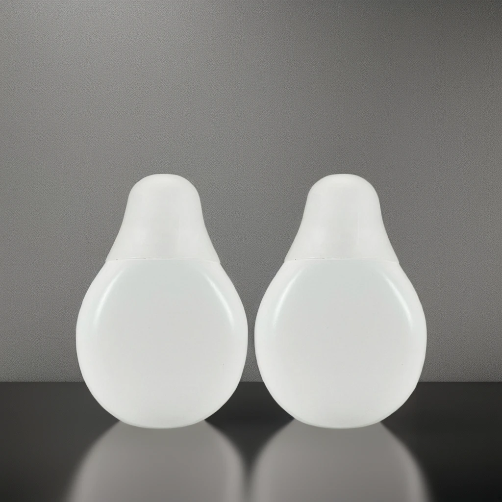 New 15ml Portable Lip Balm Packaging Plastic Bottle PET Material Small Bulb with Pump Sealing Type Coated Lip Film