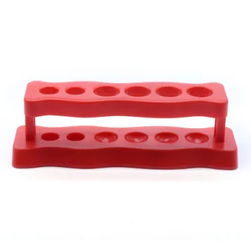 New Lab School Supplies Plastic Test Tube Rack 6 Holes Holder Support Burette Stand Laboratory Test tube Stand Shelf