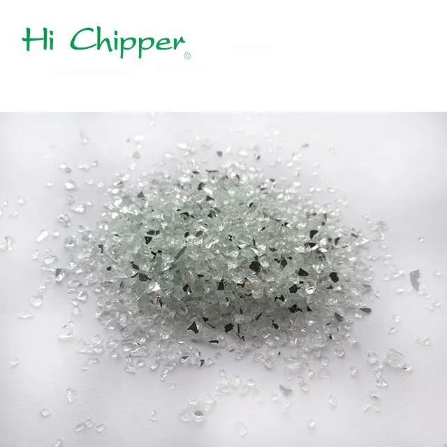 Crystal crushed glass mirror manufacturer crushed glass mirror for quartz surface