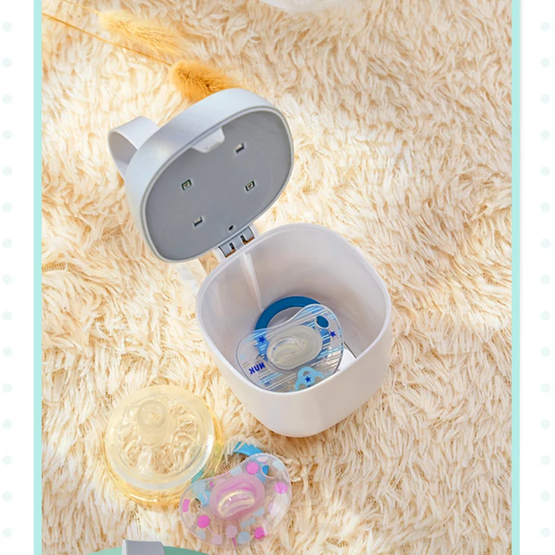 Home Use Mini UV Sterilizer For Baby Pacifier Self Cleaning UV Sterilizer Box