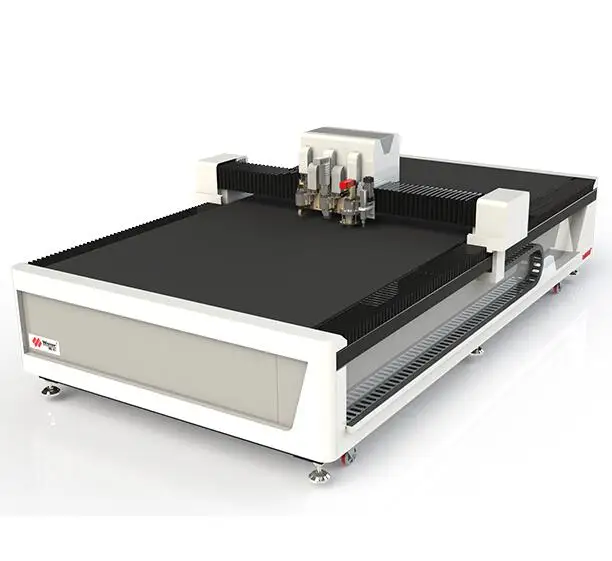 CNC Automatic Nonwoven Fur Fabric Rotary Knife Cutting Machine for Textile  Industry